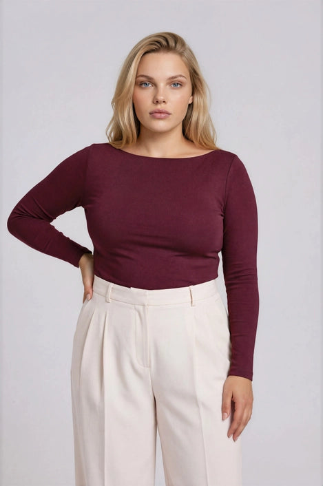 Boat Neck Solid