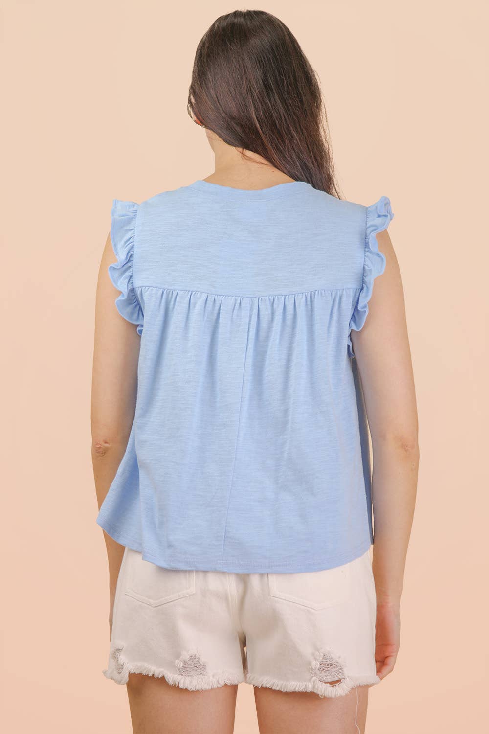 Ruffle Detail Top