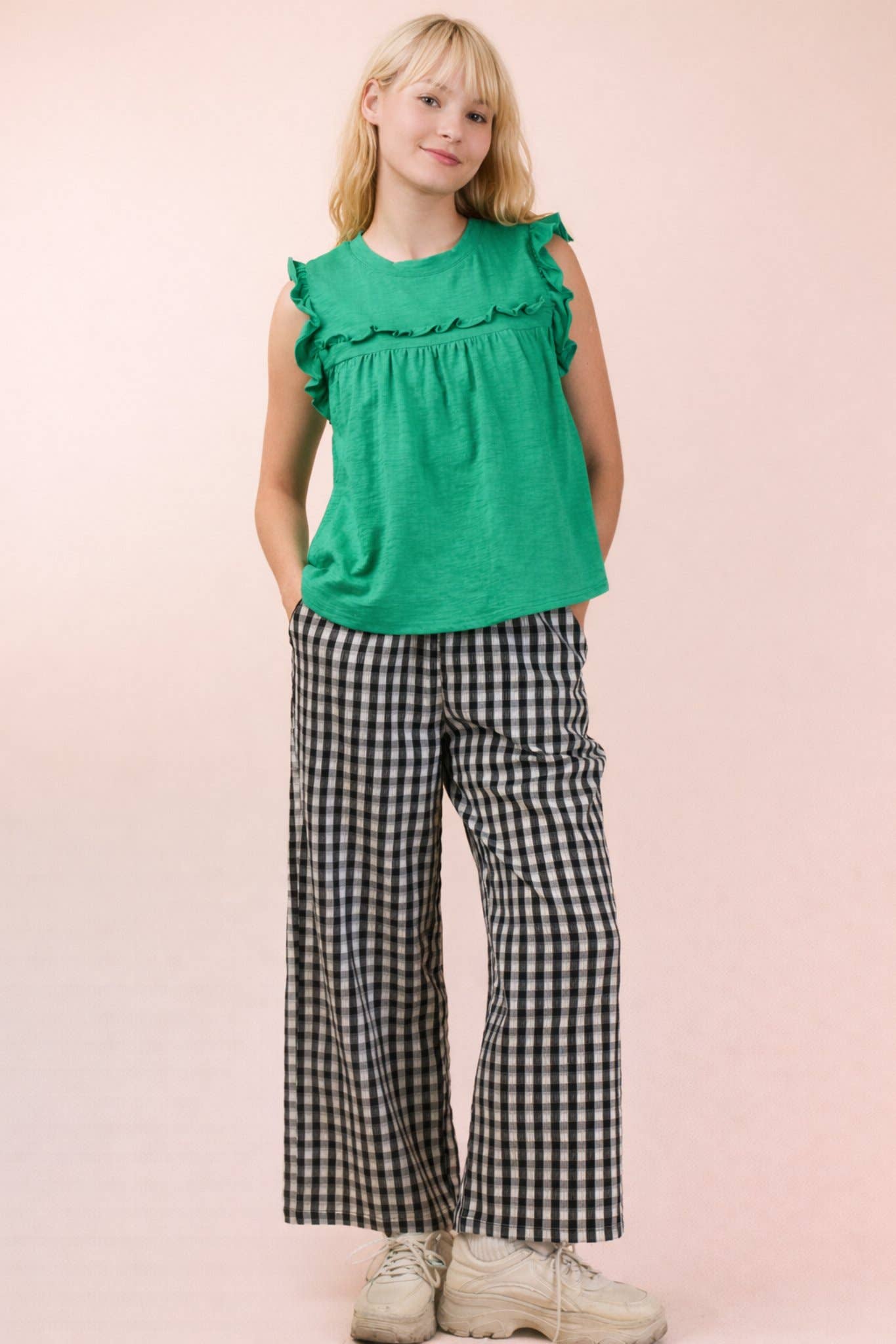 Ruffle Detail Top