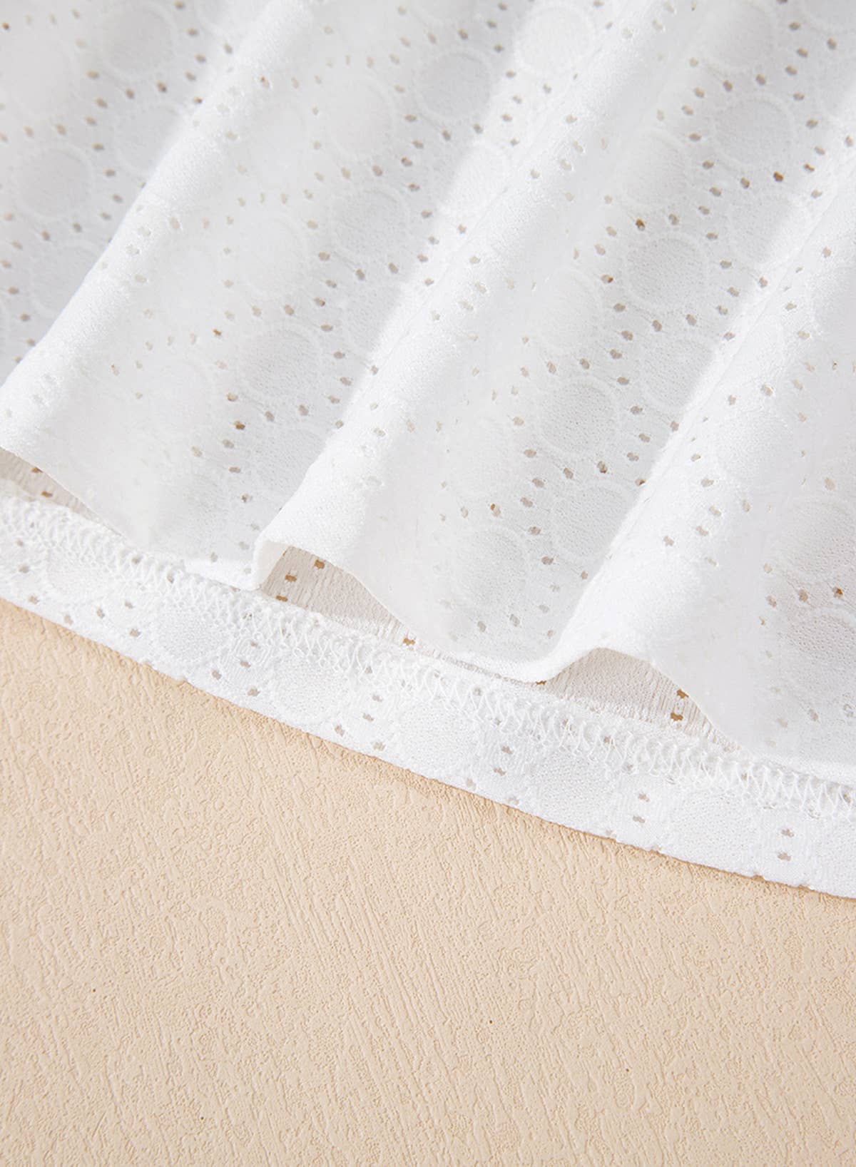 Eyelet Pattern Tank Top