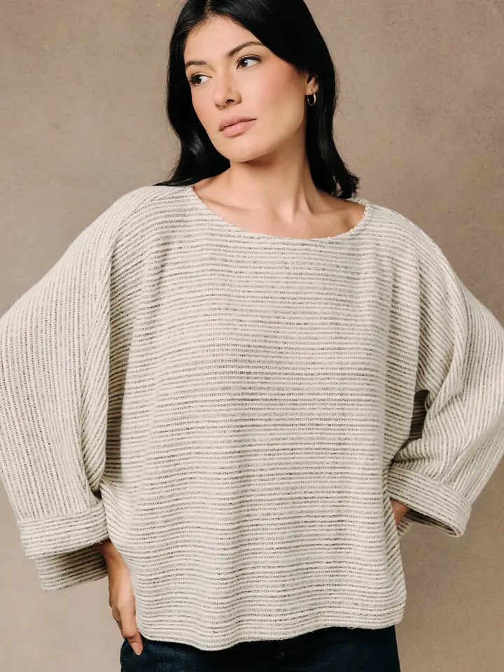 Brushed Dolman Knit Top