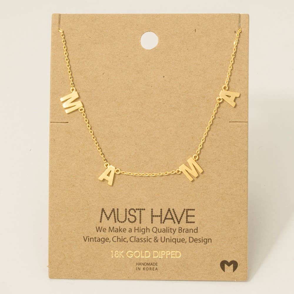 Mama Station Charm Necklace