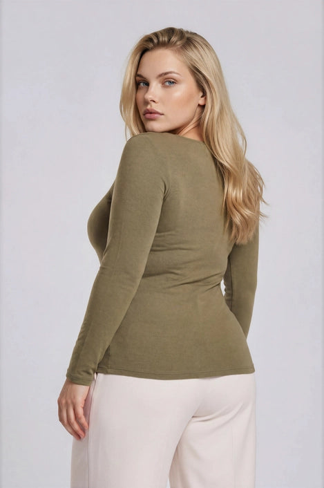 Boat Neck Solid