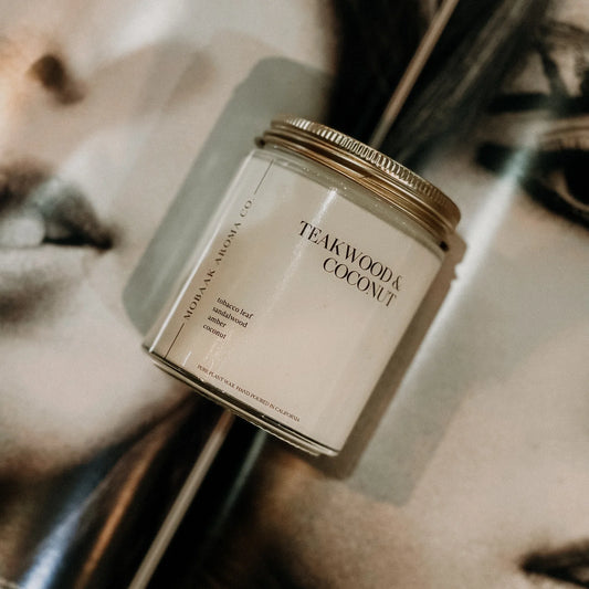 Teakwood & Coconut Candle - Mobaak