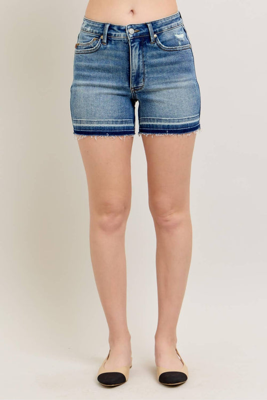 Judy Blue Tummy Control Vintage Shorts