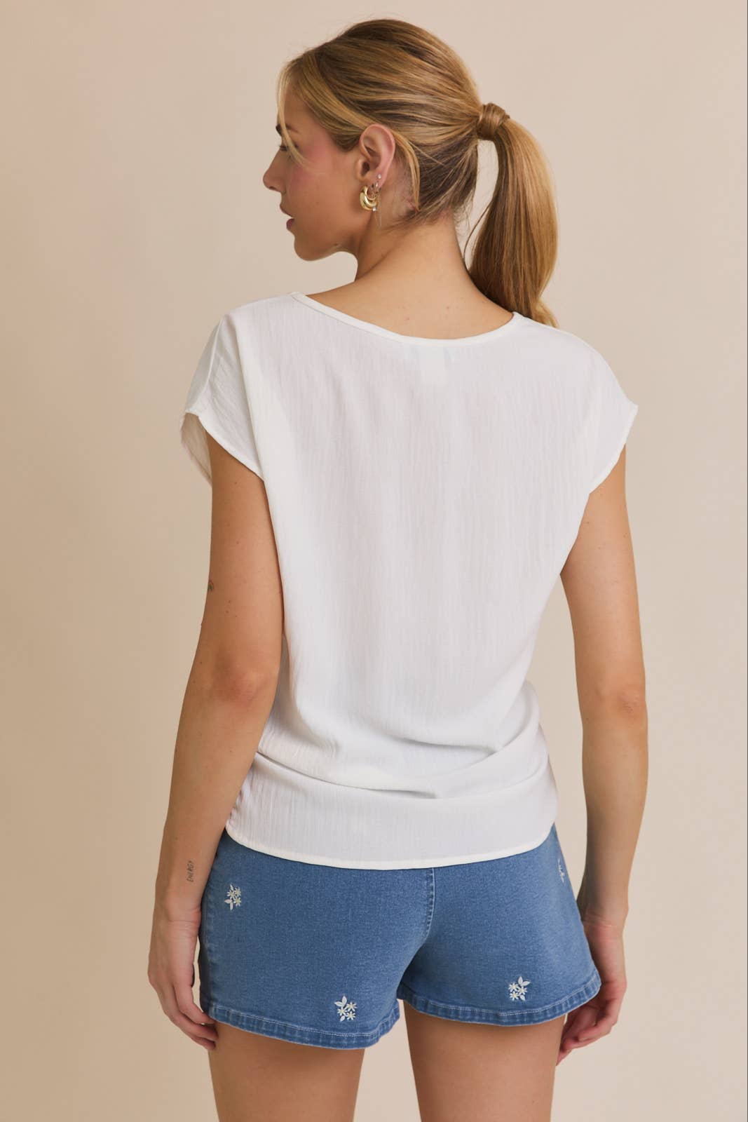 Easy Front Knot Tee