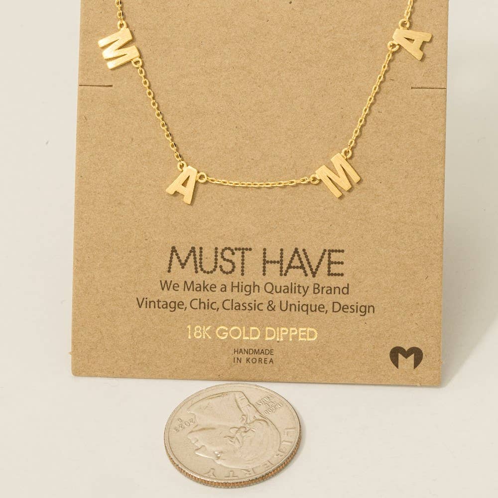 Mama Station Charm Necklace