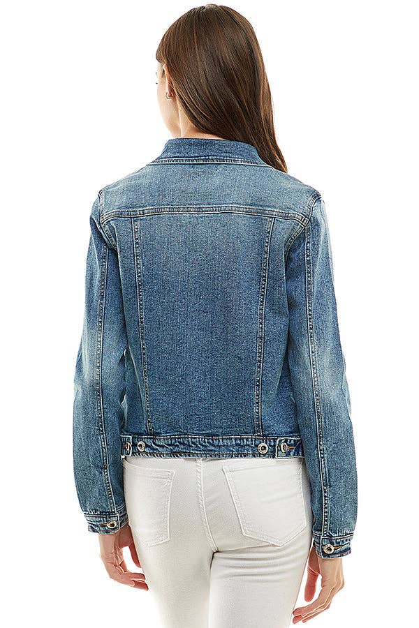 Ladies Casual Denim Jacket