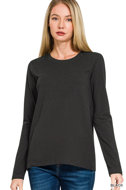 Cotton Crew Neck Tee