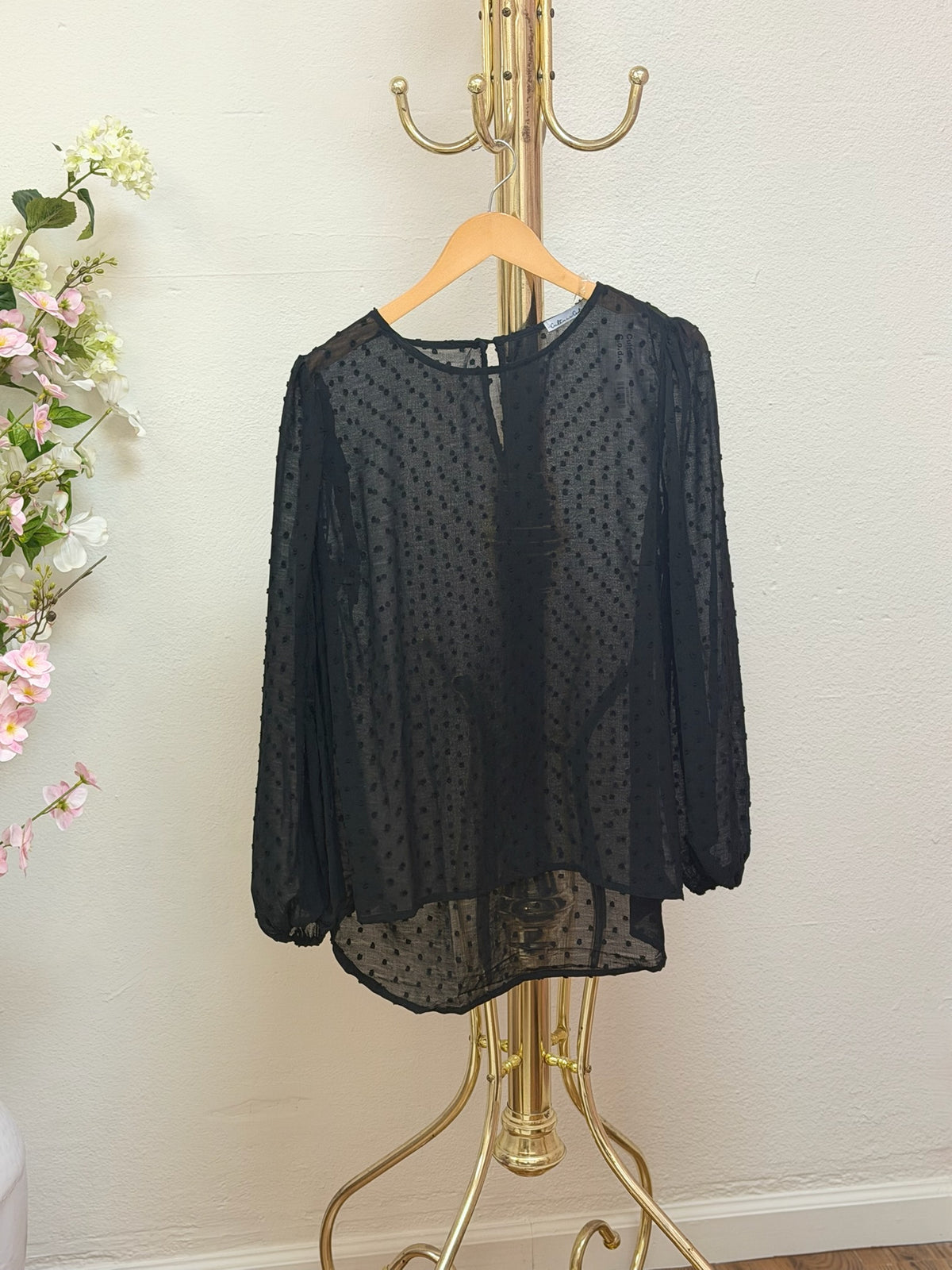 Crew Neck High & Low Hem Top