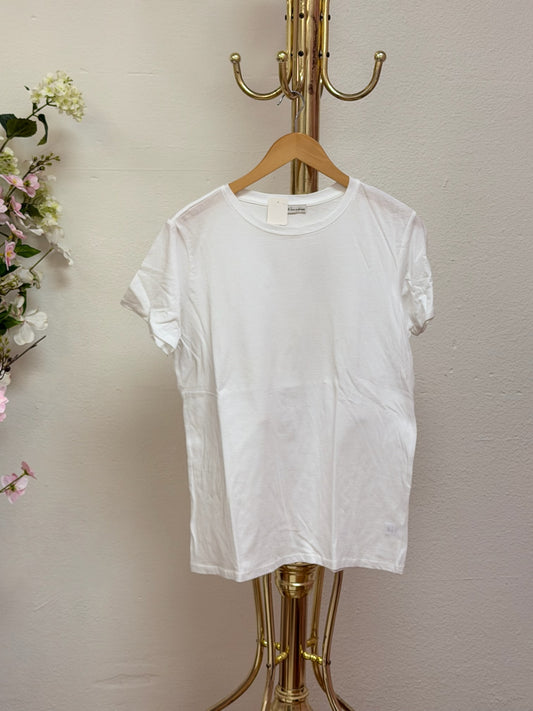 Cotton Boyfriend Round Neck Tee