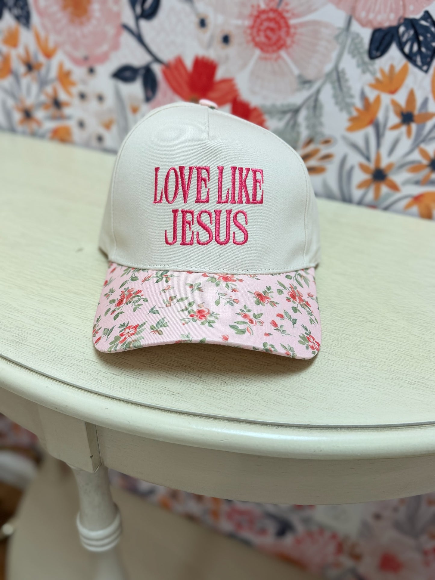 Love Like Jesus Two Tone Cotton Hat