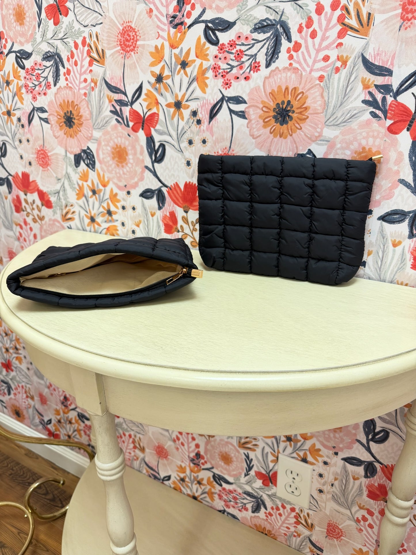 Quilted Puff Pouch