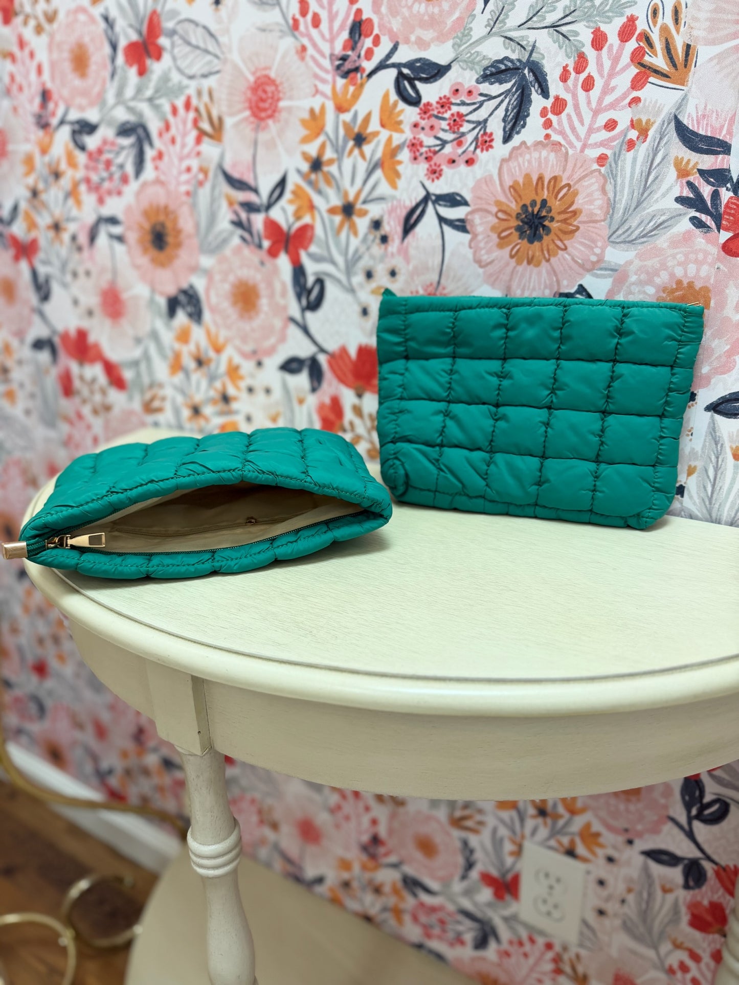 Quilted Puff Pouch