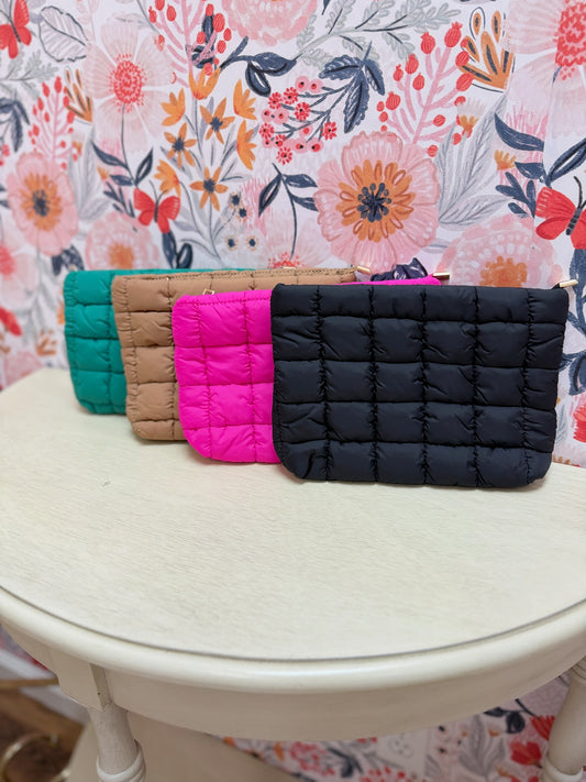 Quilted Puff Pouch
