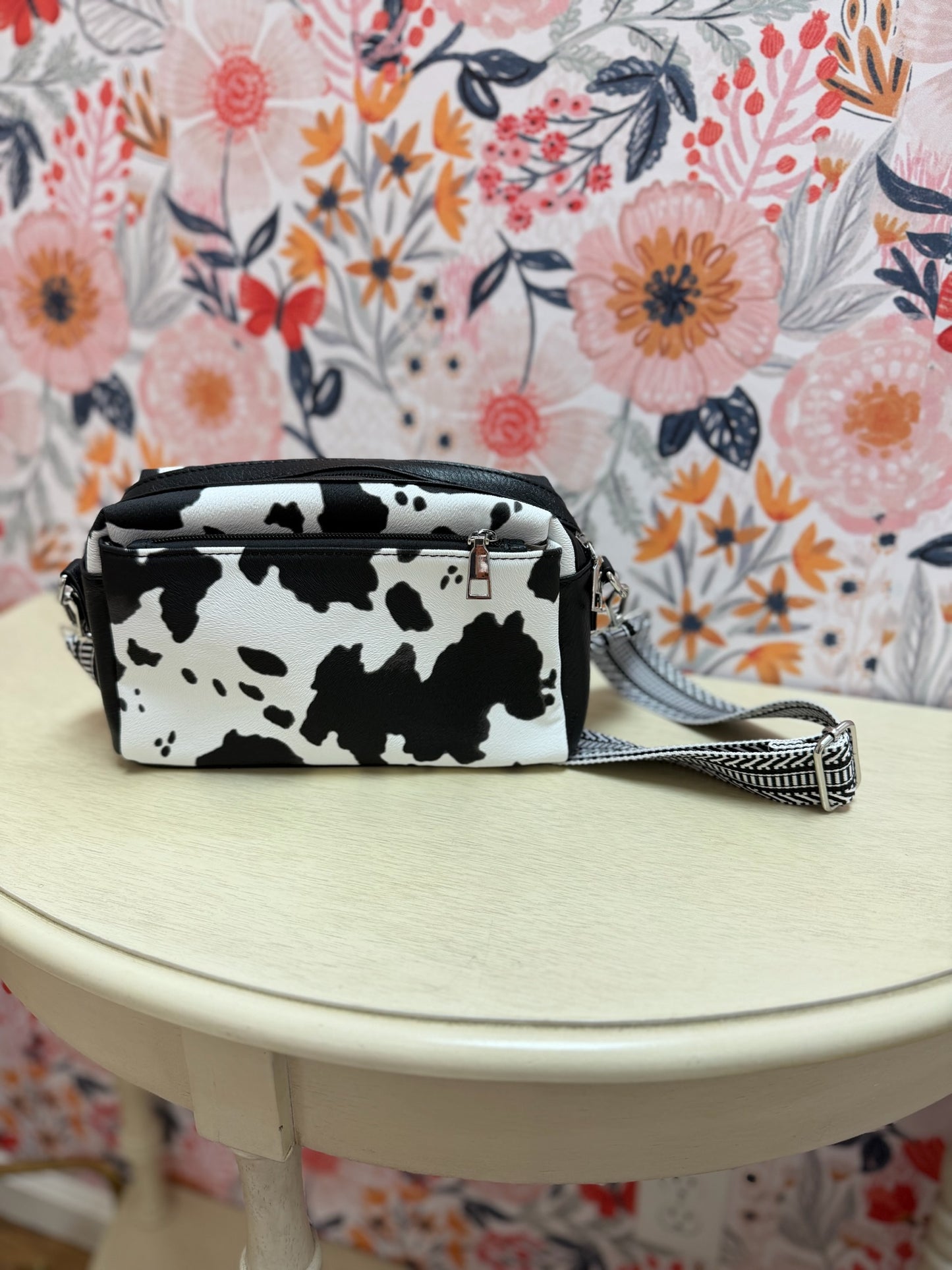 Animal Pattern Crossbody Camera Bag