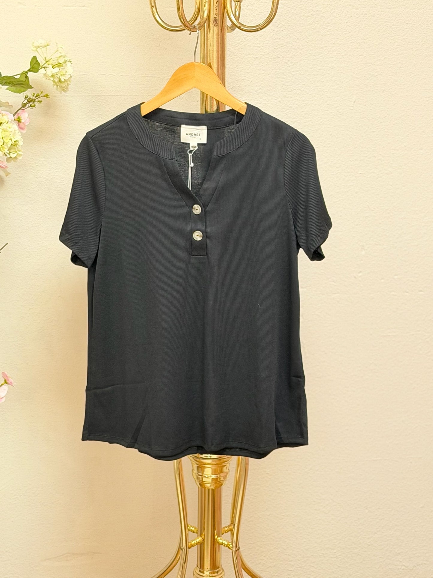 Baby Ribbed Boyfriend Knit Top
