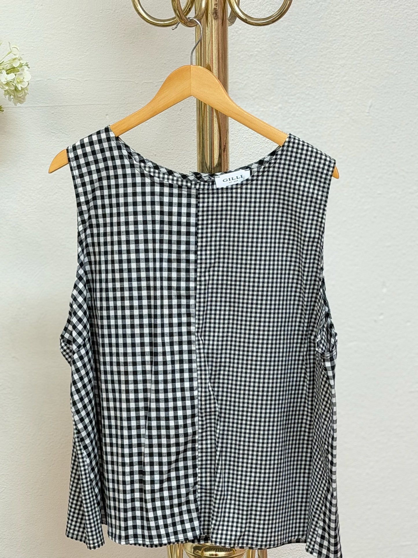 Black & White Gingham Set