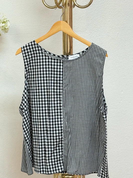 Black & White Gingham Set