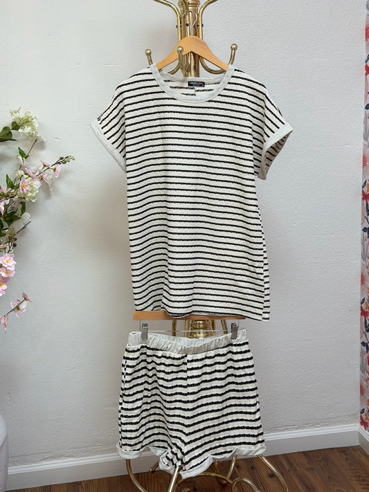 Summer Stripe Short Set
