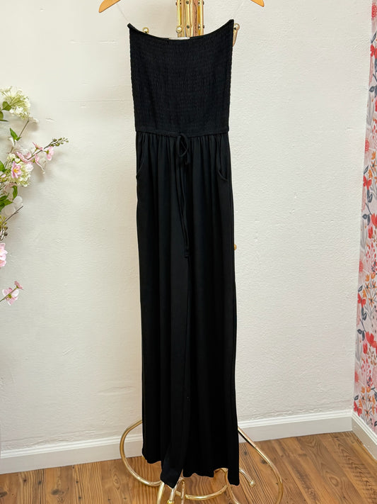 Smocked Tube Top Jumpsuit