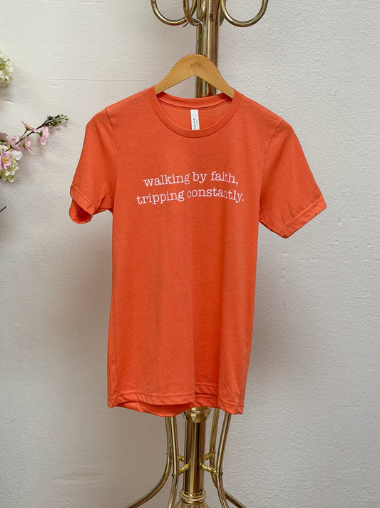Walking By Faith Graphic T-Shirt