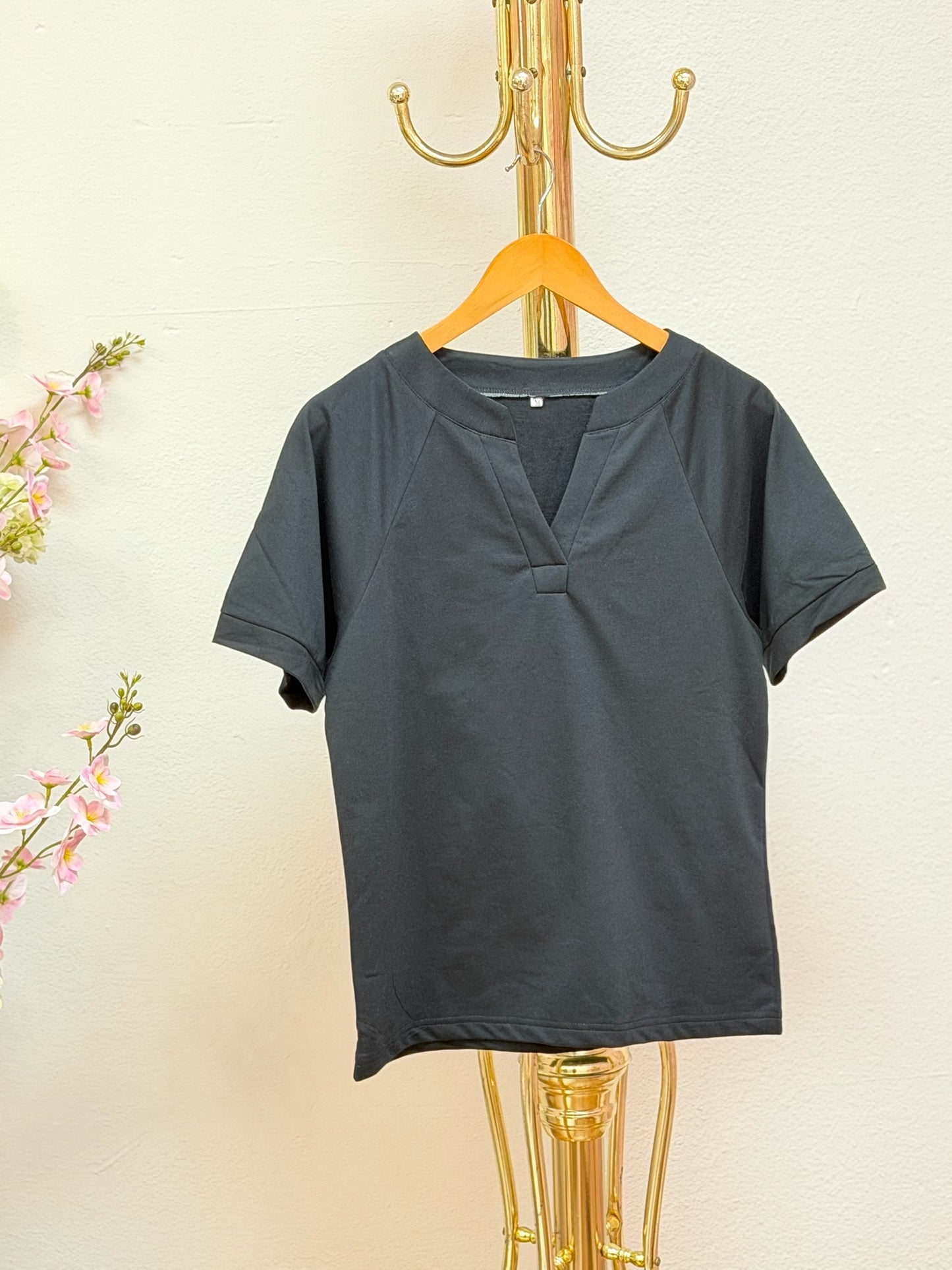 V Neck Short Set