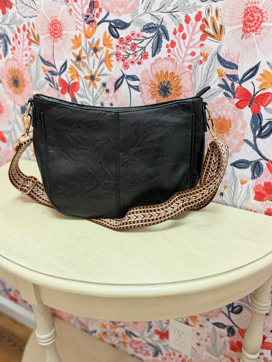 Vegan Leather Messenger Bag