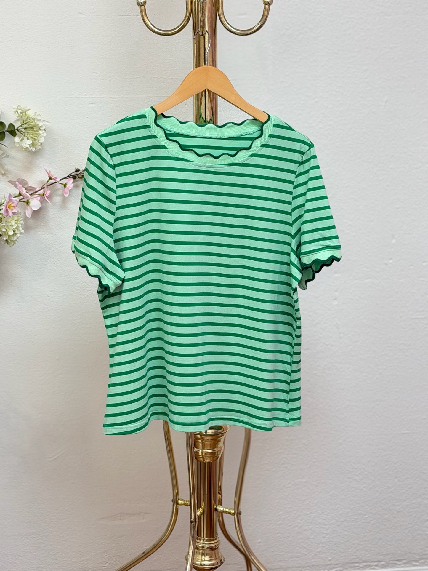 Scallop Trim T-Shirt