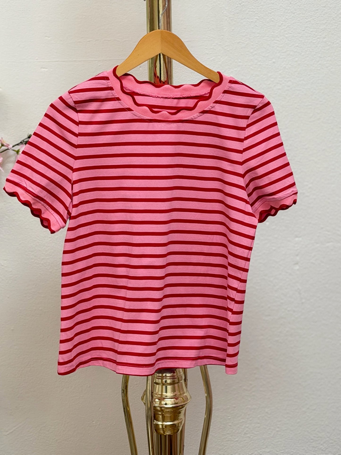 Scallop Trim T-Shirt