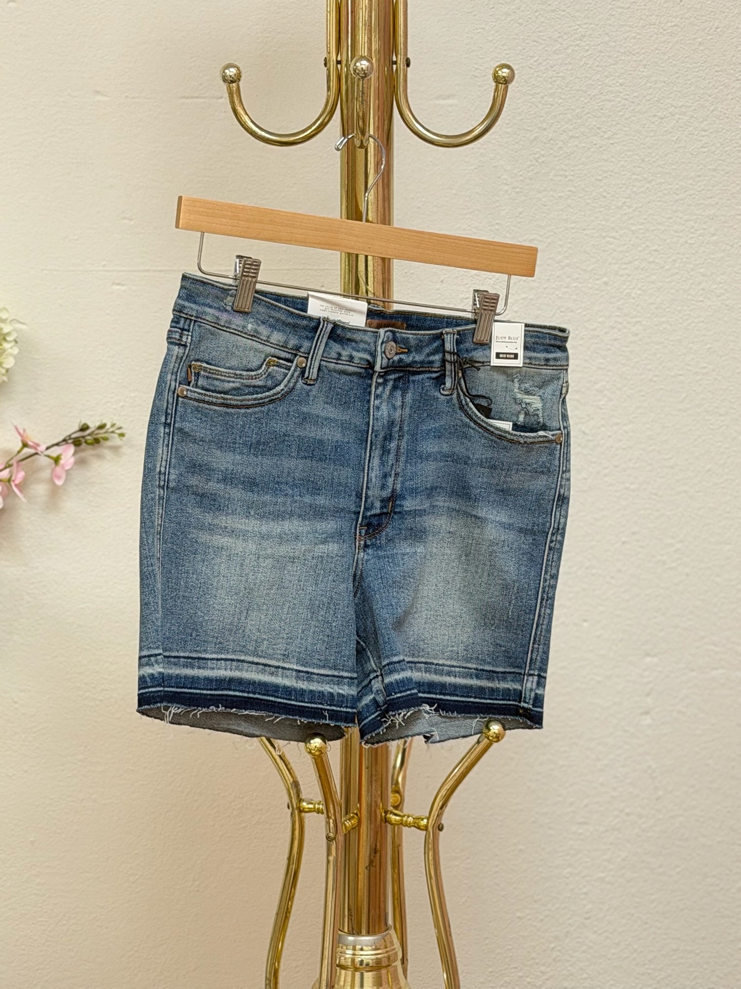 Judy Blue Tummy Control Vintage Shorts