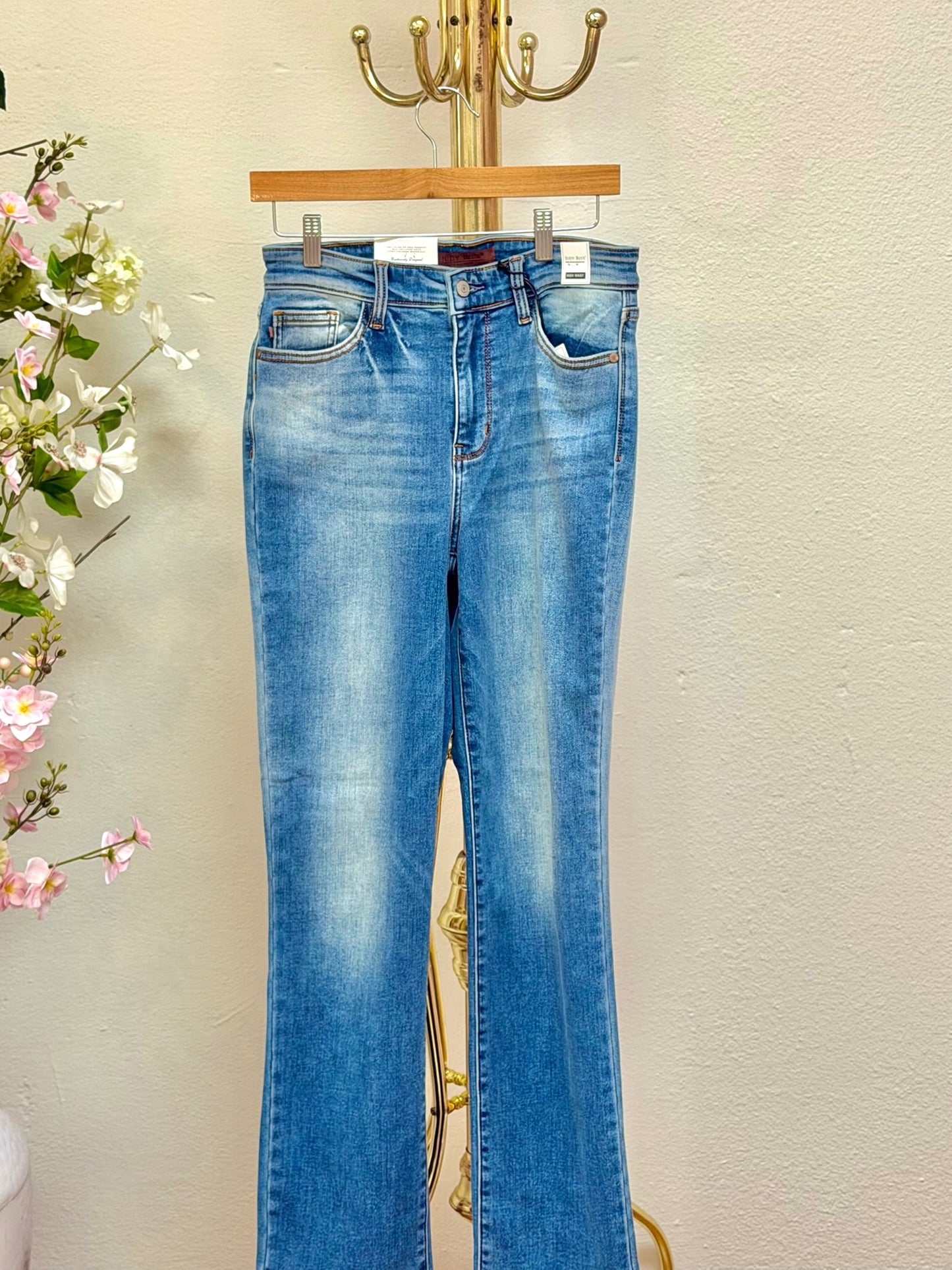 Judy Blue Vintage Wash Thermal Straight