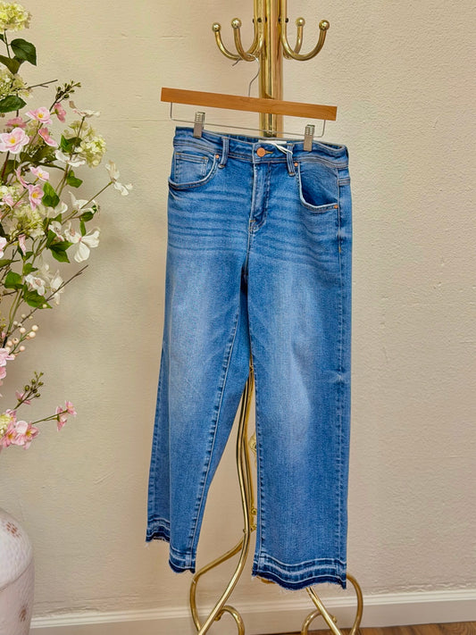 Risen Slouchy Cropped Boyfriend Jeans