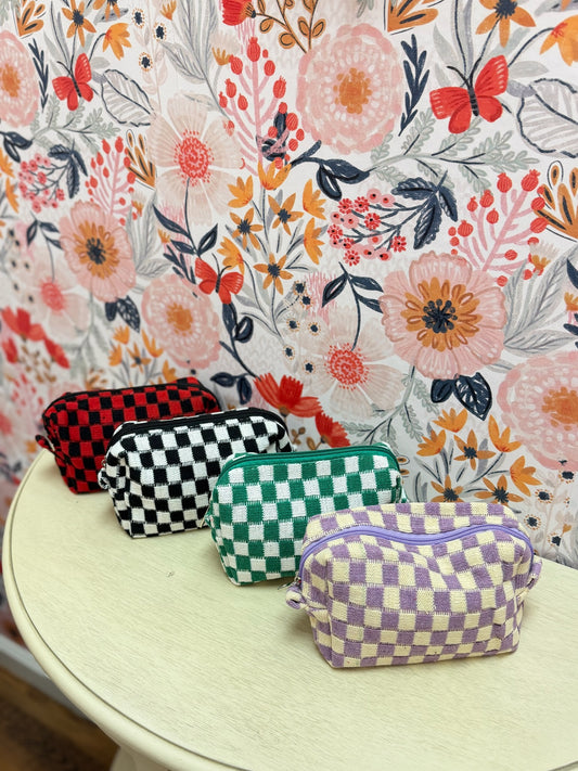 Checkered Pouch