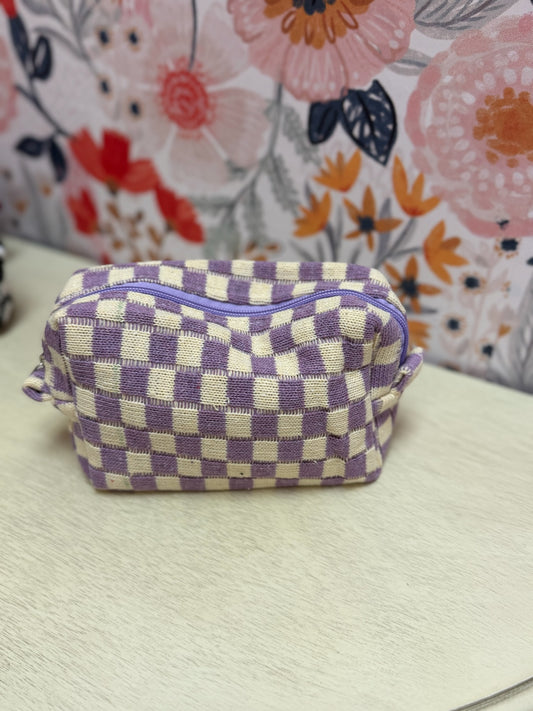 Checkered Pouch