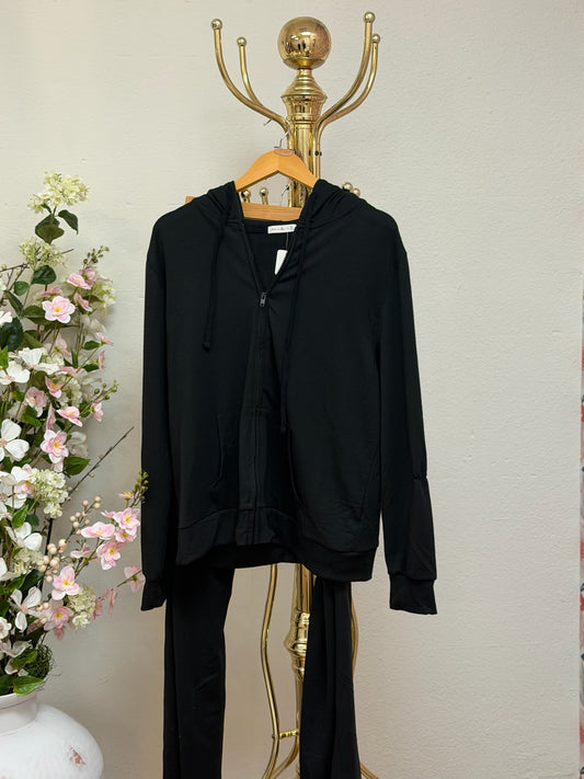 Long Sleeve Hoodie & Pants Sweatsuit Set