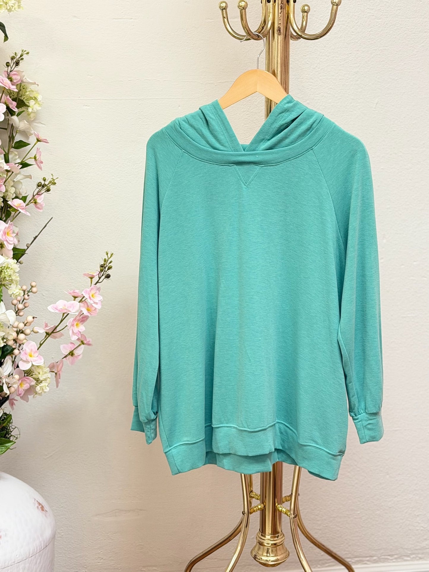 French Terry Solid Hoodie