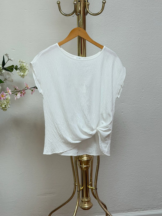 Easy Front Knot Tee