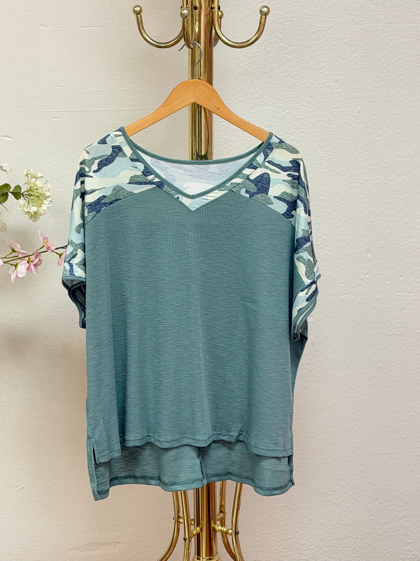 Camo Patchwork Tee