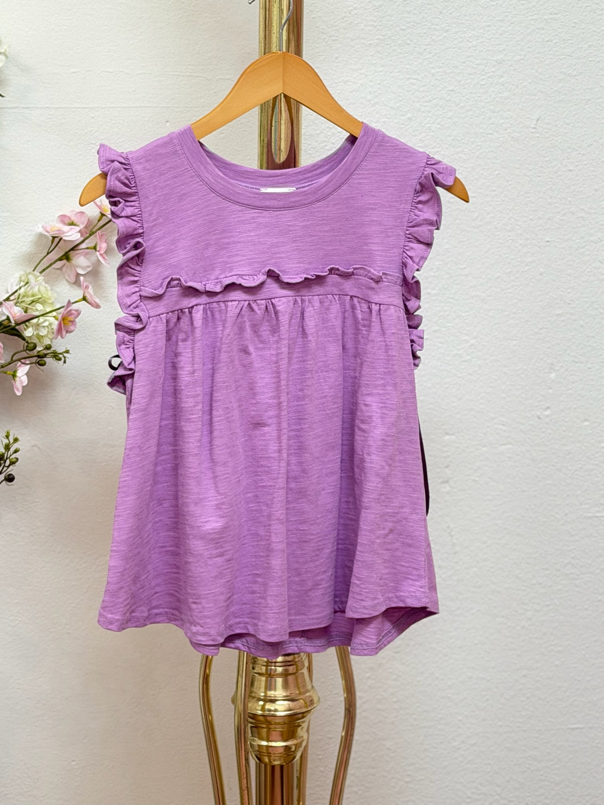 Ruffle Detail Top