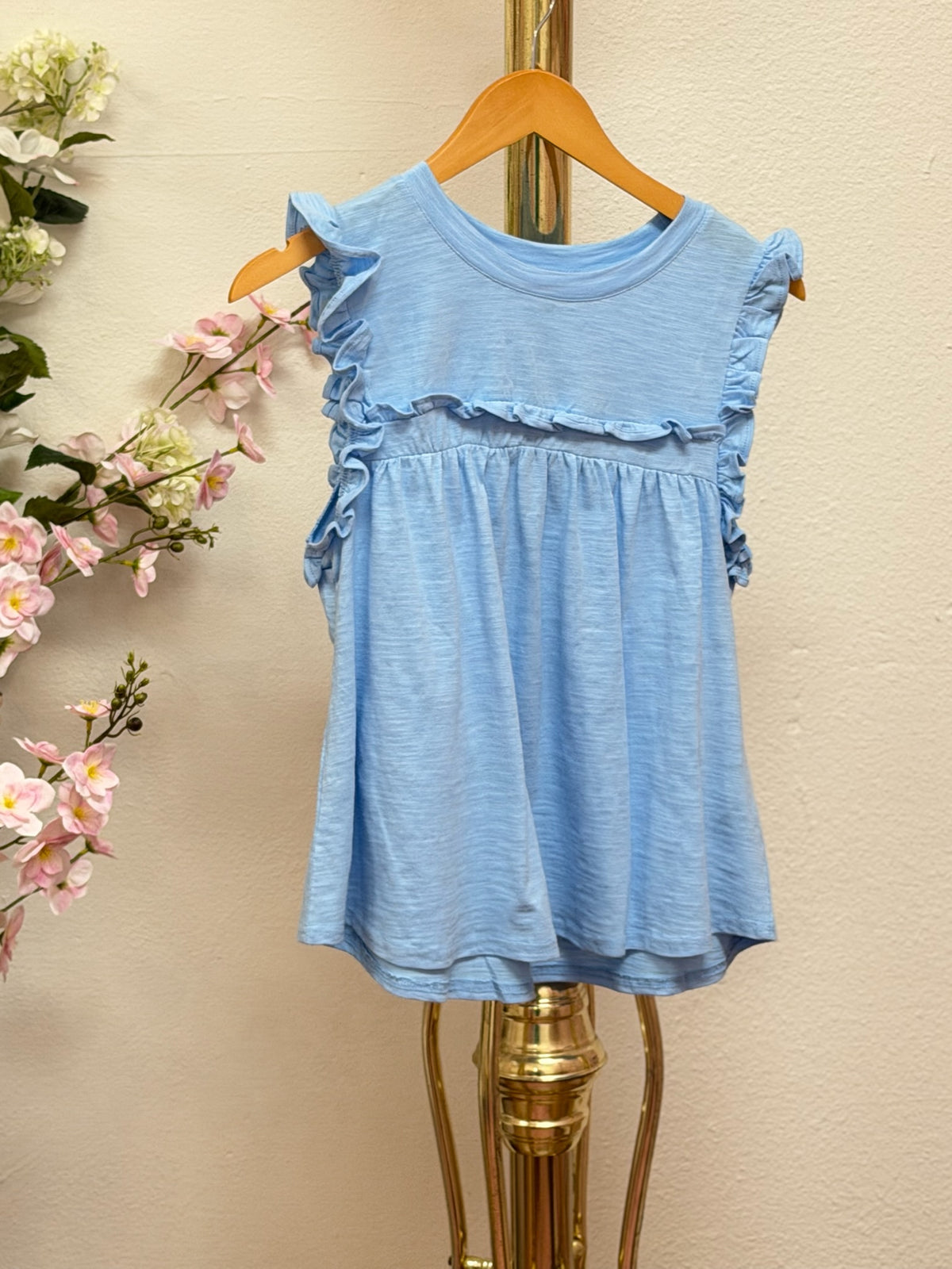 Ruffle Detail Top