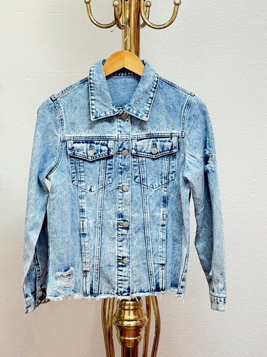 Distressed Denim Jacket