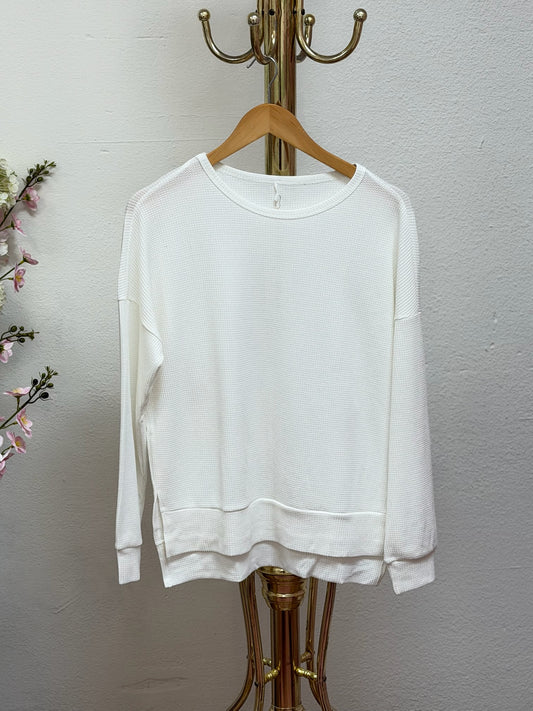 Waffle Pullover