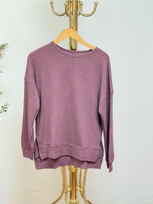 Waffle Pullover