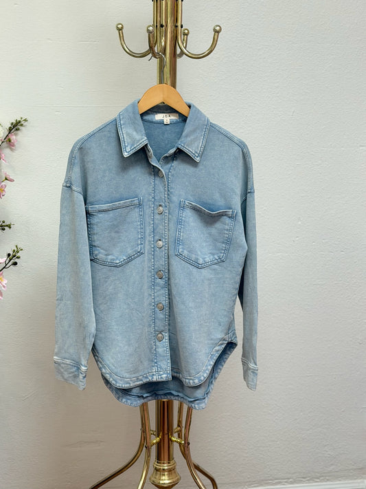 Acid Washed Button Down