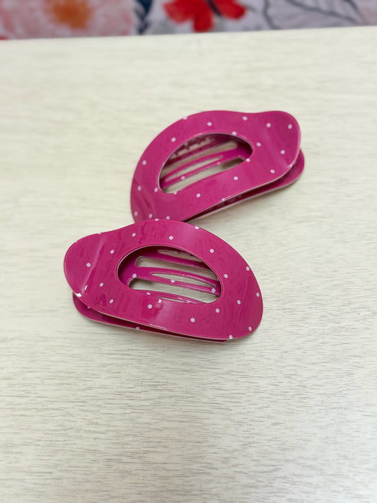 Polka Dot Claw Clip