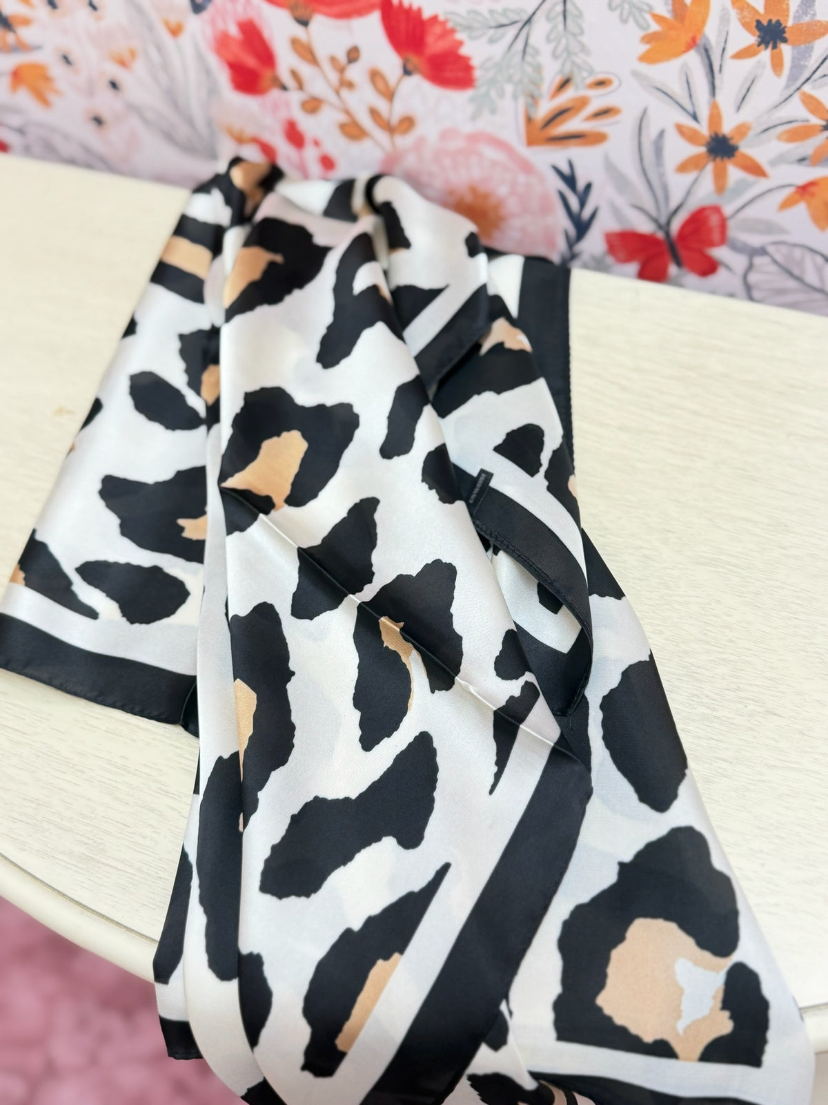 Leopard Print Scarf