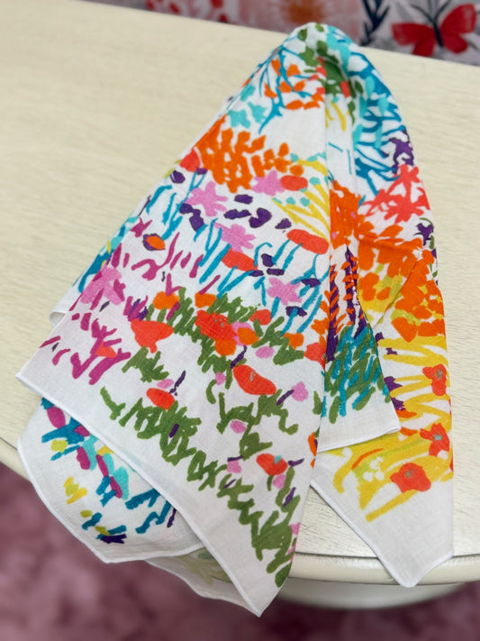Floral Print Scarf