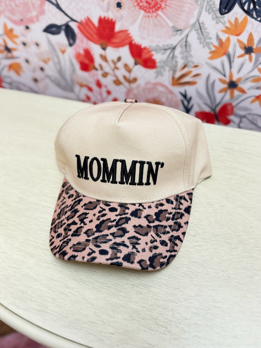 MOMMIN’ Leopard Trucker Hat