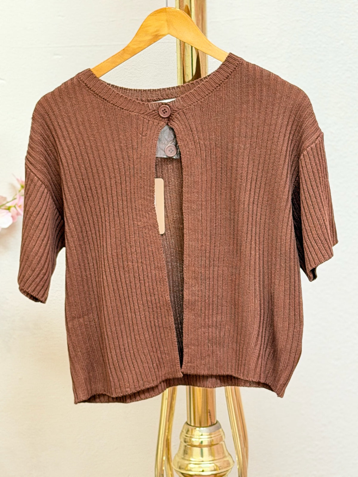 One Button Cardigan